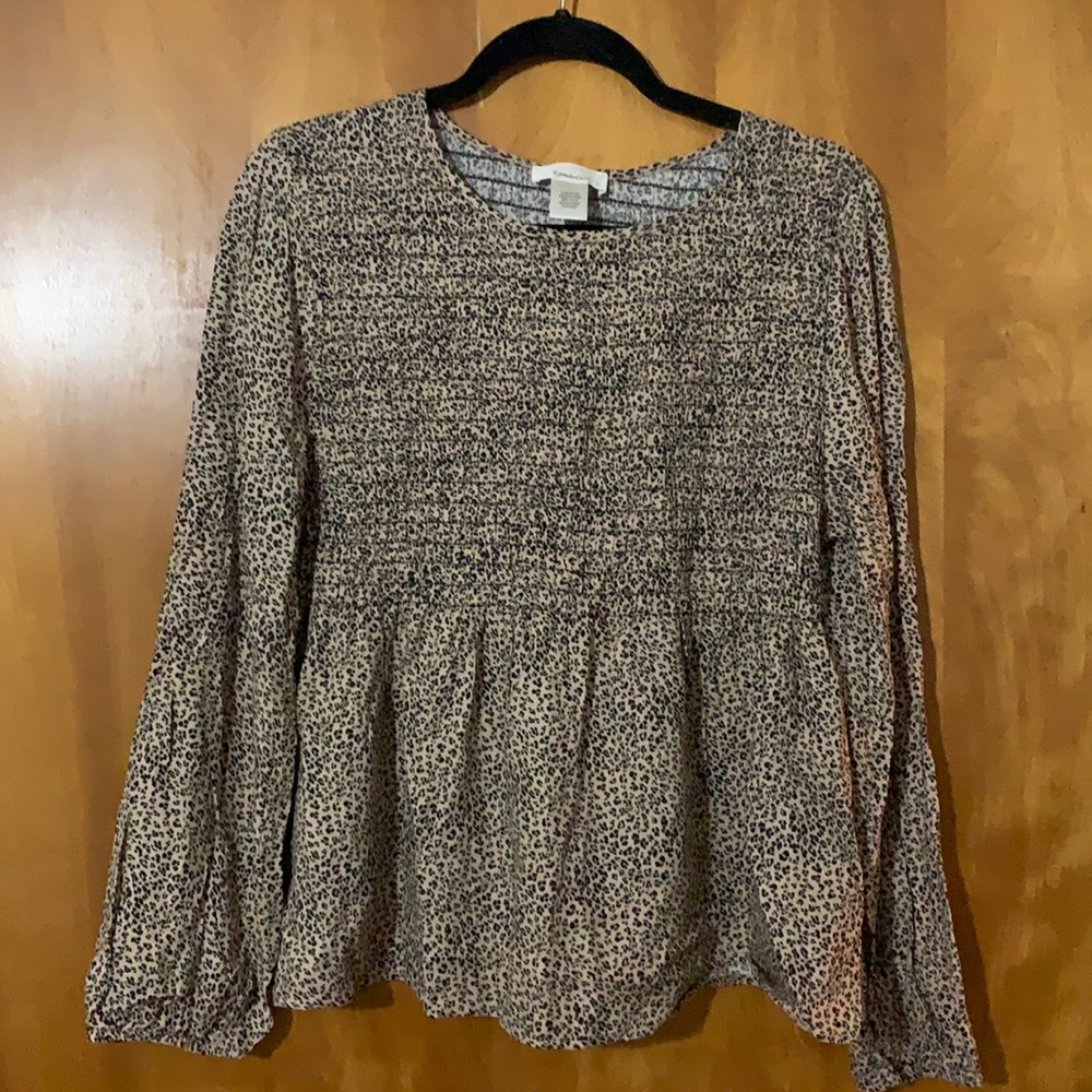 Cheetah blouse